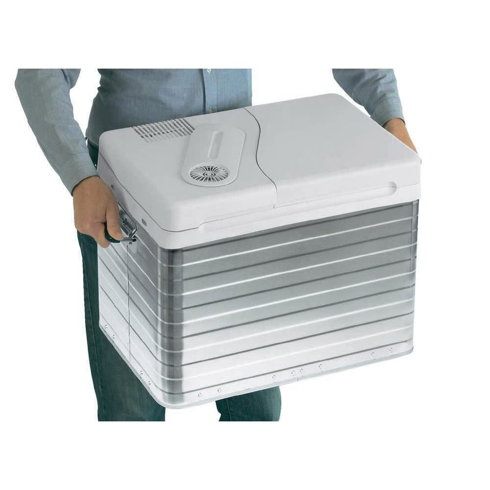 Mobicool MQ40A elektrische Kühlbox, Aluminium, MQ40A, Mini-Kühlschrank für Auto, Arbeit, LKW und Campingplatz