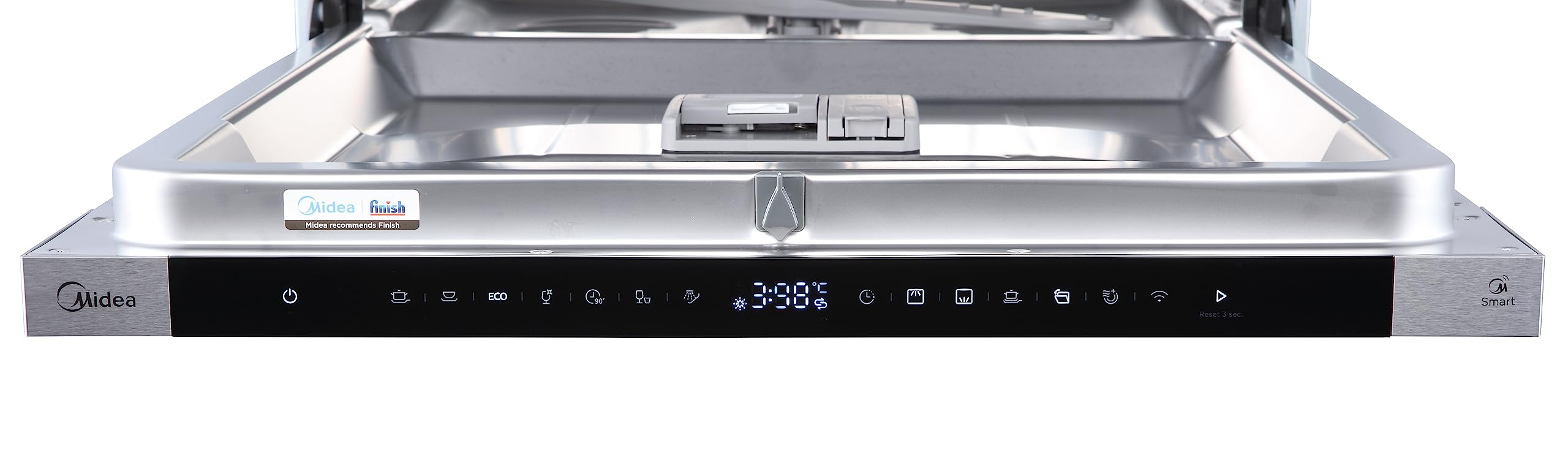 Midea ST 3.6F wi Tischgeschirrspüler, 6 Waschprogramme, Startzeitvorwahl, Extra Trockungs-Funktion, IOT-Steuerung, Mini Geschirrspüler, Ideal für Kleine Wohnungen, Weiß