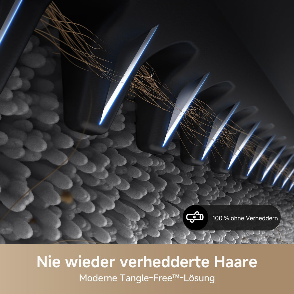 Mova X4 Pro Nass-Trocken-Sauger 20.000 Pa, Heißwasser-Wischfunktion, Tangle-Free, Selbstreinigung bei 100 °C, Push-In-Basisstation, LED-Bürstenkopf, Doppelkante, intelligente Saugkraftregelung