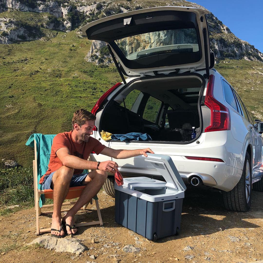 Mobicool MQ40A elektrische Kühlbox, Aluminium, MQ40A, Mini-Kühlschrank für Auto, Arbeit, LKW und Campingplatz