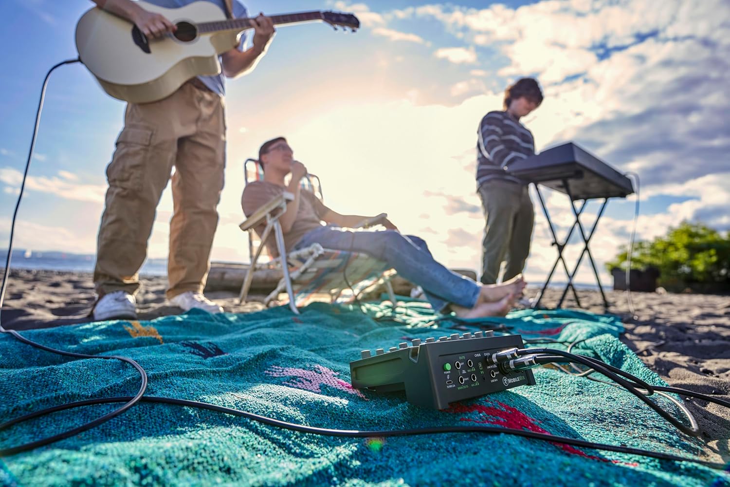 MobileMix 8-Kanal-Mischpult mit USB-Stromversorgung für A/V-Produktionen, Live-Sound und Streaming