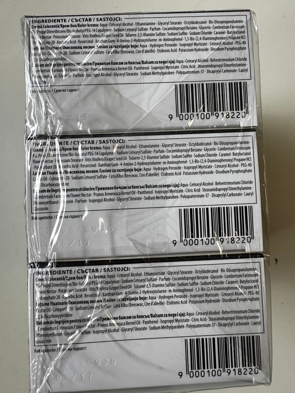 3er-Pack Schwarzkopf Nectra Color 1010 Silver Blond / Silberblond (Restposten MHD überschritten)